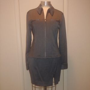 Express Stretch Twill Jacket & Skirt